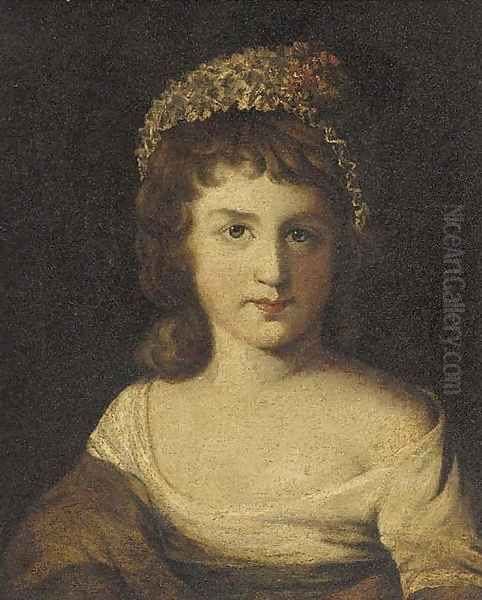 Portrait of a girl 2 Oil Painting by Sir Joshua Reynolds