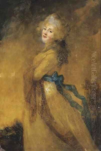 Portrait of a lady Oil Painting by Sir Joshua Reynolds