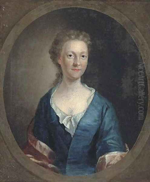 Portrait of a lady 5 Oil Painting by Allan Ramsay