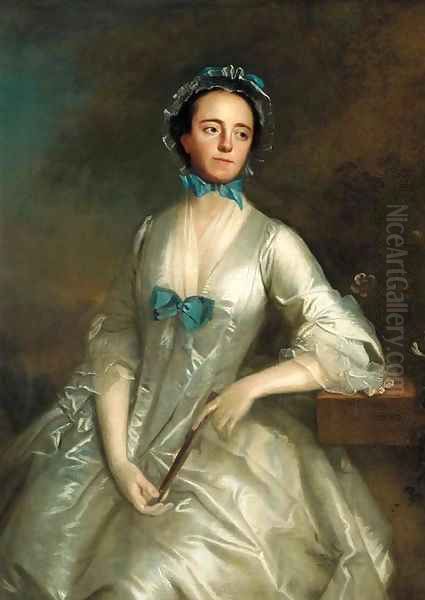 Portrait of a lady Oil Painting by Allan Ramsay