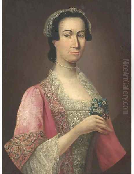 Portrait of a lady 3 Oil Painting by Allan Ramsay