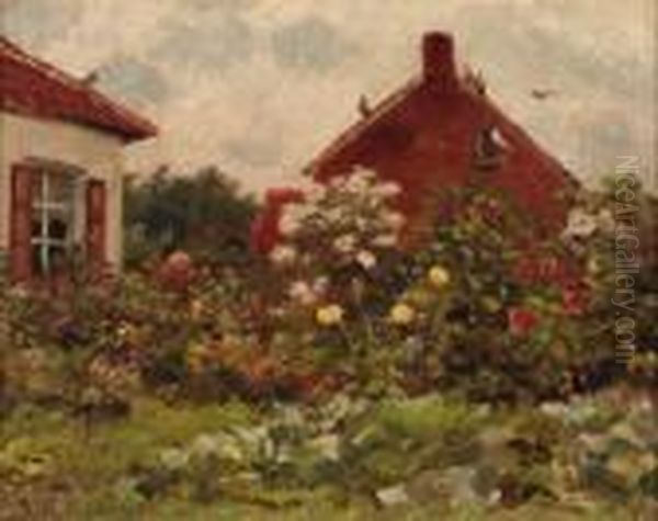 The Kitchengarden Oil Painting by Evert Pieters