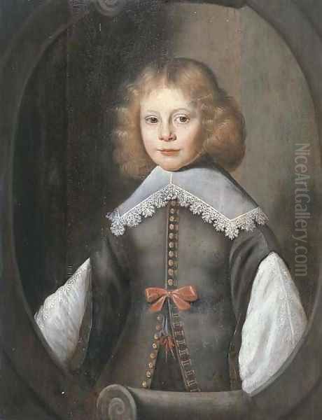 Portrait of a boy Oil Painting by Anthony van Ravesteyn