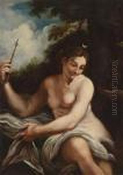 Diana Oil Painting by Pietro Da Cortona (Barrettini)