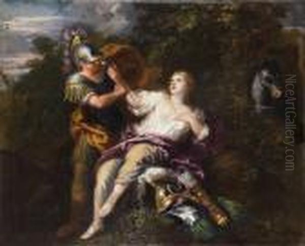 Rinaldo Und Armida Oil Painting by Pietro Da Cortona (Barrettini)