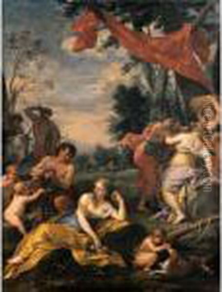 Eta' Dell'argento Oil Painting by Pietro Da Cortona (Barrettini)