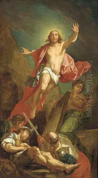 The Resurrection Oil Painting by Sebastiano Ricci