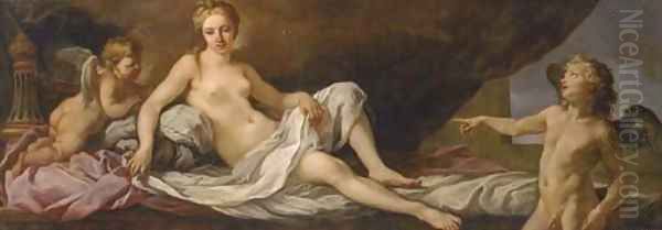 Danae Oil Painting by Sebastiano Ricci