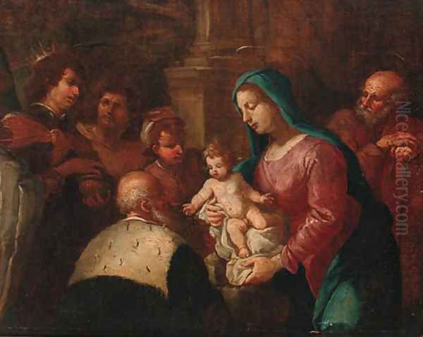 The Adoration of the Magi Oil Painting by Sebastiano Ricci