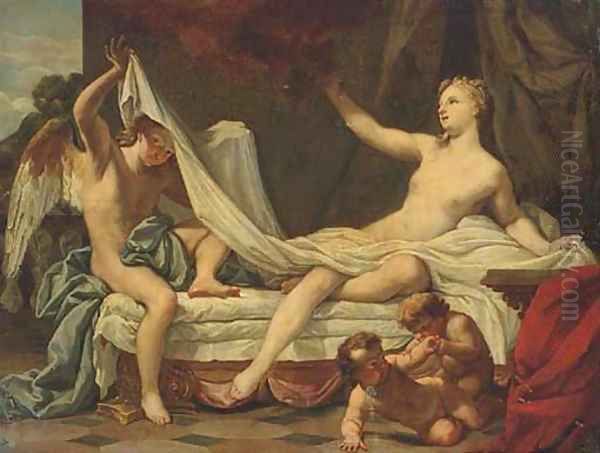 Danae and Cupid Oil Painting by Sebastiano Ricci