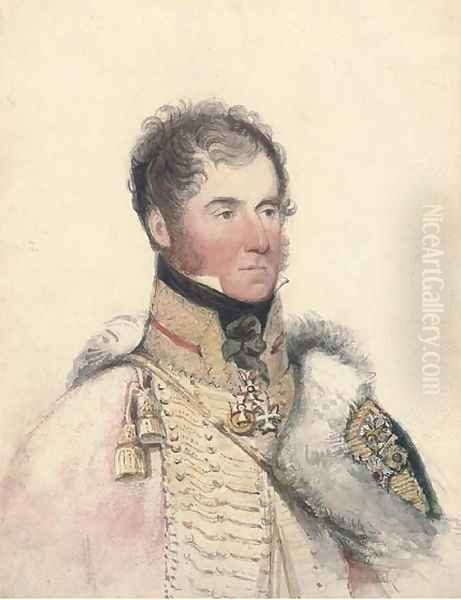 Portrait of the Marquis of Anglesey Oil Painting by George Richmond