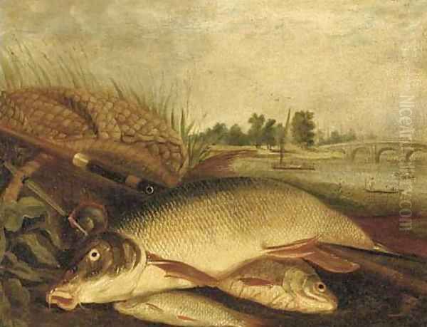 The day's catch Oil Painting by Henry Leonides Rolfe