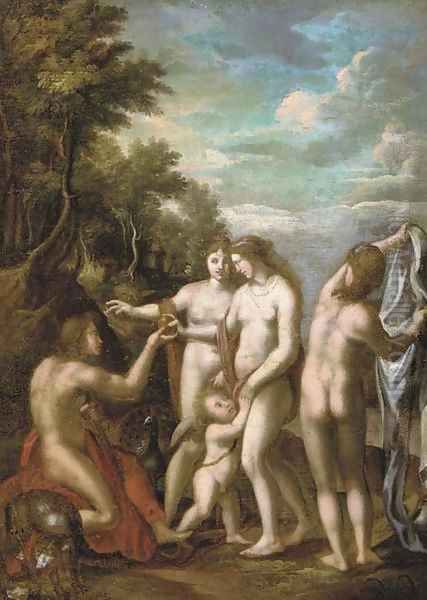 The Judgement of Paris Oil Painting by Johann Rottenhammer