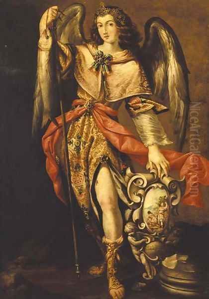 The Archangel Raphael Oil Painting by Francisco Ribalta