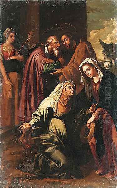 The Visitation Oil Painting by Francisco Ribalta