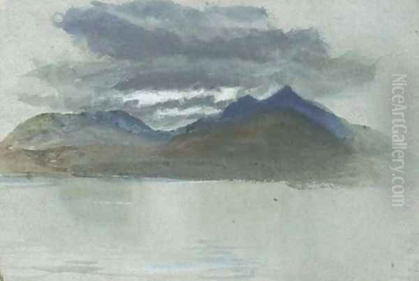 A lakeland landscape Oil Painting by John Ruskin