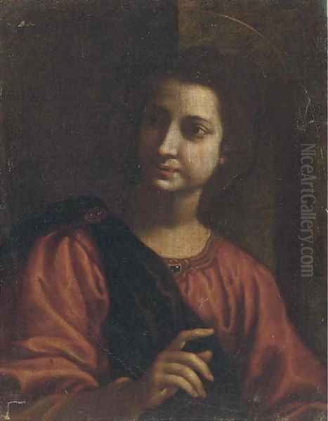 A female saint Oil Painting by Matteo Rosselli