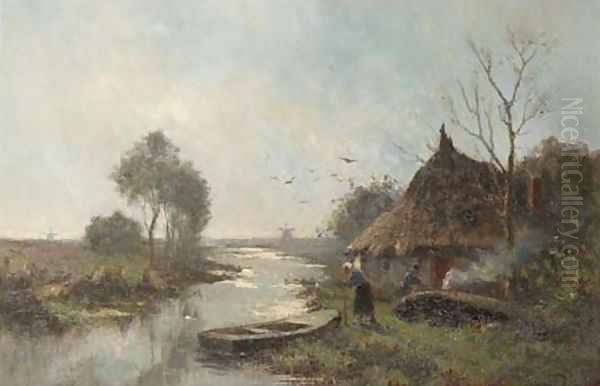 Vroege morgen Oil Painting by Willem Cornelis Rip