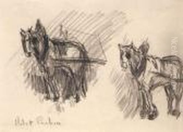 Chevaux De Trait by Robert Antoine Pinchon