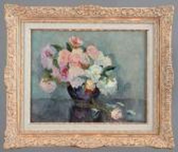 Bouquet De Fleurs Oil Painting by Robert Antoine Pinchon