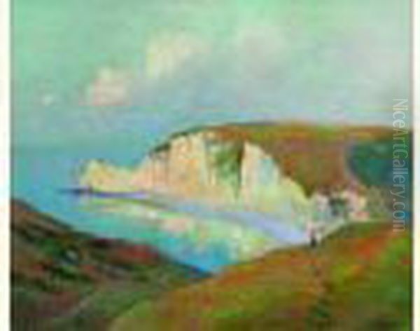 Falaises Oil Painting by Robert Antoine Pinchon