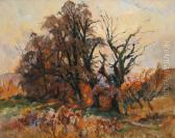 Paysage Automnal Oil Painting by Robert Antoine Pinchon