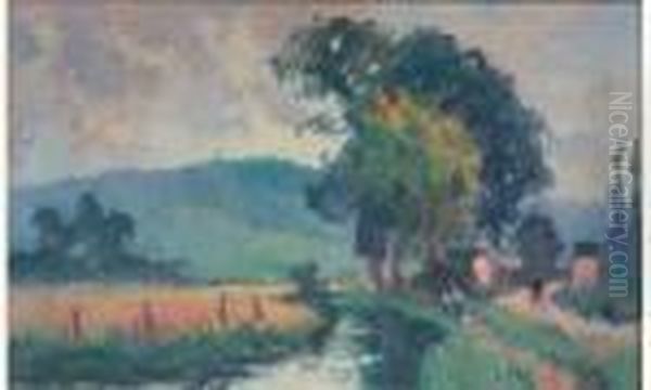 Pinchon Oil Painting by Robert Antoine Pinchon