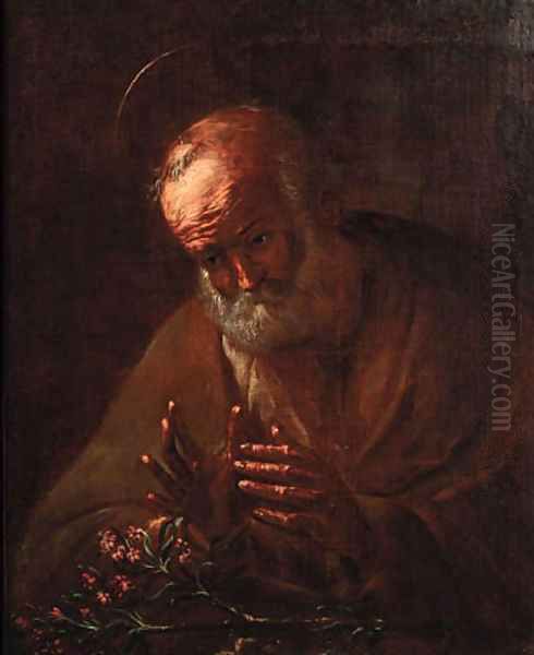 Saint Peter 3 Oil Painting by Jusepe de Ribera