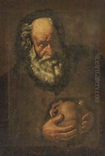 A hermit saint Oil Painting by Jusepe de Ribera