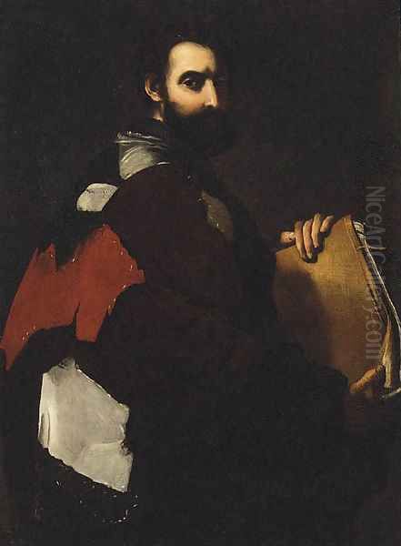 A Philosopher Oil Painting by Jusepe de Ribera