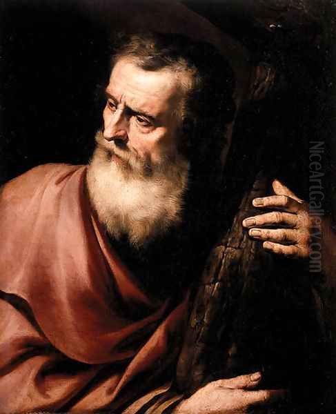 Saint Andrew Oil Painting by Jusepe de Ribera