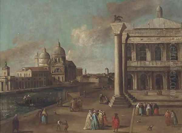 The Piazzetta, Venice Oil Painting by Johann Richter