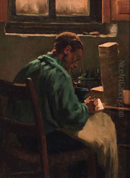 The tile painter by Anthon Gerhard Alexander Van Rappard