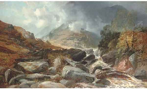 Mist over the Highlands Oil Painting by Clarence Roe