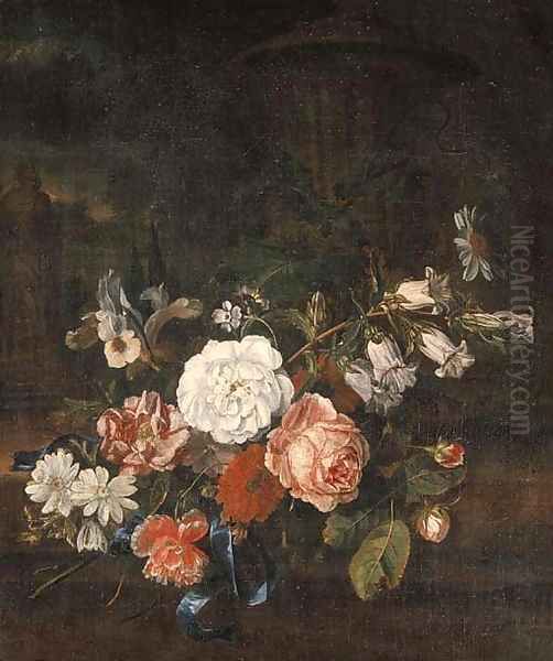 Flowers Oil Painting by Rachel Ruysch