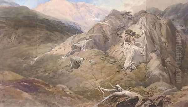 Glen Nevis Oil Painting by Thomas Miles Jnr Richardson