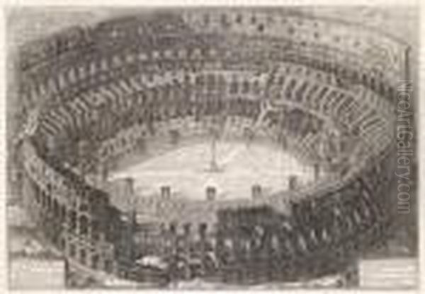 A View Of The Colosseum From A Bird