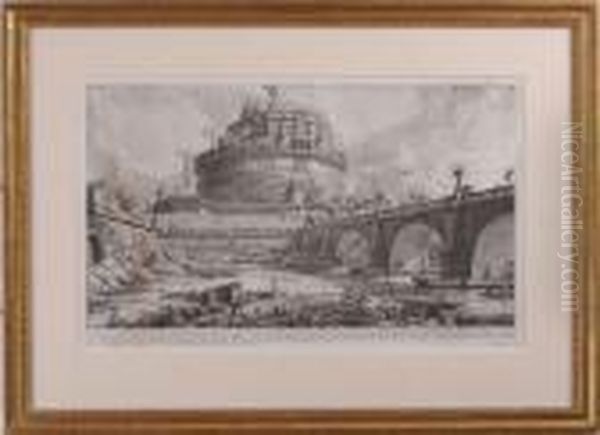 Castel Sant' Angelo Oil Painting by Giovanni Battista Piranesi