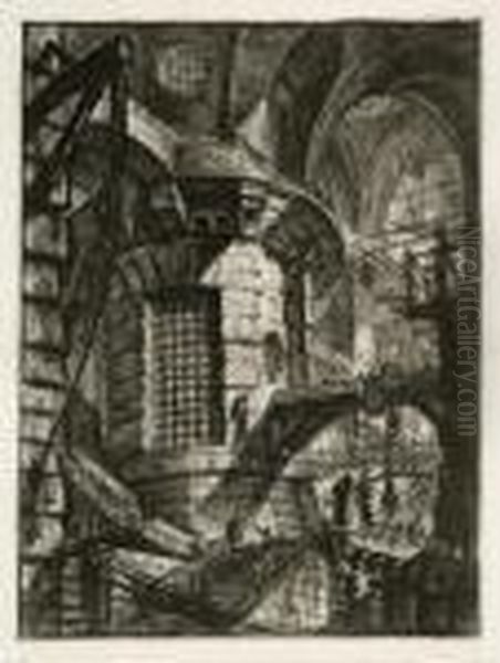 Der Grose Turm Oil Painting by Giovanni Battista Piranesi