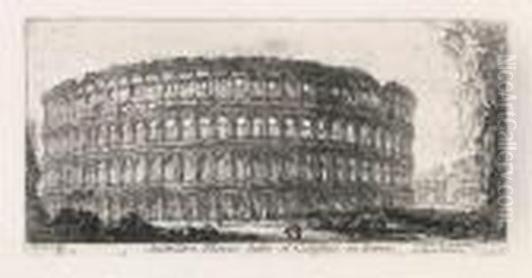 Anfiteatro Detto Il Colosseo Oil Painting by Giovanni Battista Piranesi