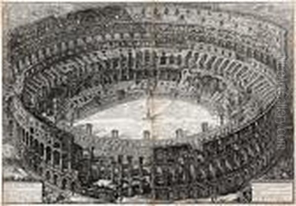 El Coliseo Oil Painting by Giovanni Battista Piranesi