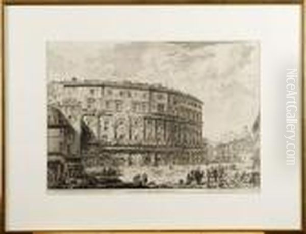 Teatro Di Marcello Oil Painting by Giovanni Battista Piranesi