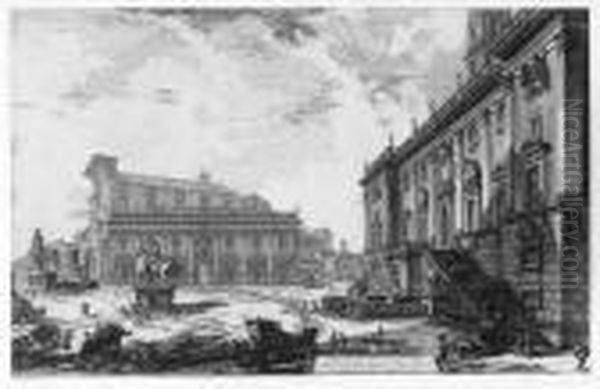 Veduta Della Piazza Del Campidoglio by Giovanni Battista Piranesi