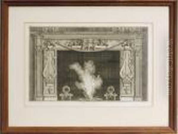 [design For A Mantlepiece]: And Two Companion Prints Oil Painting by Giovanni Battista Piranesi