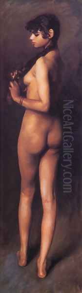 Nude Egyptian Girl Oil Painting by John Singer Sargent