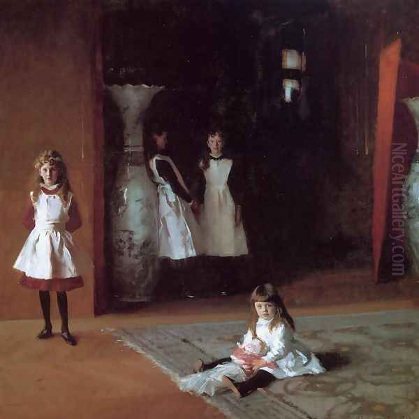 The Daughters Of Edward Darley Boit Oil Painting by John Singer Sargent