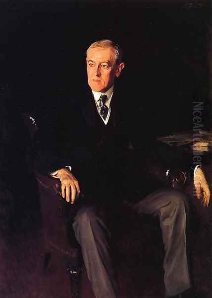 President Woodrow Wilson Oil Painting by John Singer Sargent