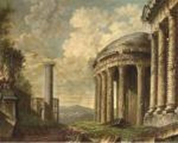 Classical Ruins Oil Painting by Giovanni Battista Piranesi