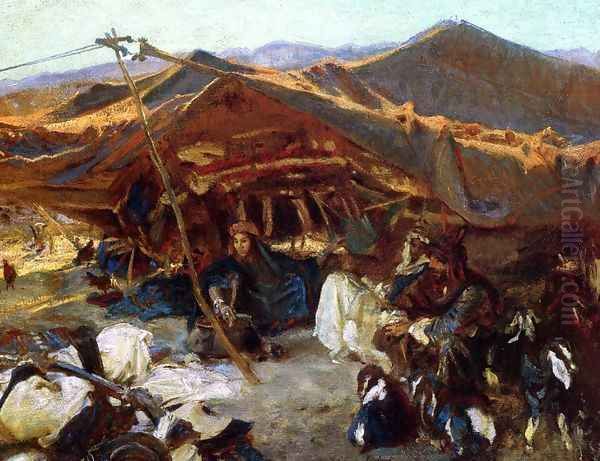 Bedouin Encampment Oil Painting by John Singer Sargent