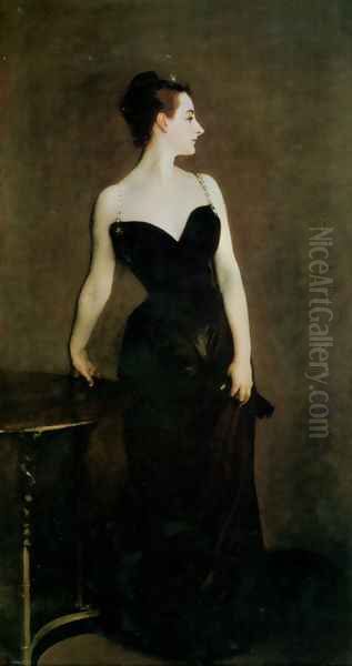 Madame X (or Madame Pierre Gautreau) Oil Painting by John Singer Sargent